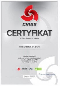 Certyfikat Chigo
